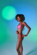 Emma Pink Bikini Bottom