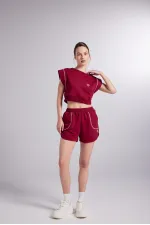 T-shirt Rhode rouge bordeaux