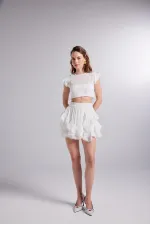 Chemisier blanc Pixie