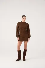 Nancy Dress Brown