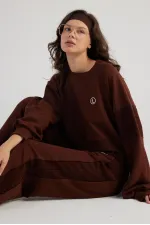 Sweat-shirt marron Cali