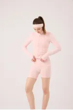 Beli Kıvrımlı Mini Kacie Şort Pembe