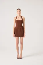 Yerry Dress Brown