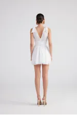 Fiona Dress White