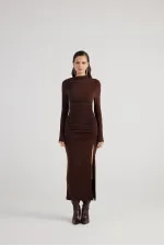 Yasmin Dress Brown