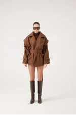 Sara Trençkot Kahve