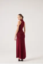 Valentina Dress Burgundy