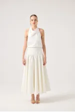 Elenor Etek Beyaz