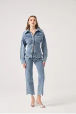 Laura Jean Jacket Blue