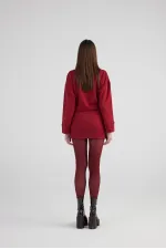 Claire Dress Burgundy