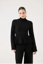 Madeline Knitwear Suit Black