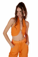 Rise Accessory Blouse Orange