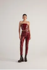 Pantalon Bria bordeaux