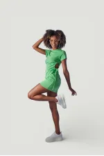 Wex Tshirt Elbise Yeşil