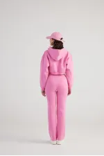 Pantalon de survêtement rose mélangé