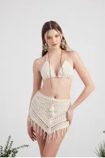 Chacha Knitwear Suit Beige