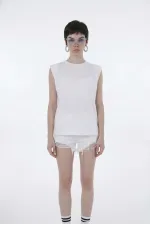 T-shirt militaire oversize blanc