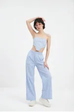 Pantalon Harmony bleu