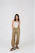 Parachute Pantolon Bej