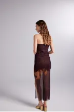 Mocha Dress Brown