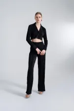 Comfy Crop Shirt Black