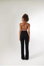 Toll Jean Pantolon Siyah