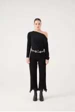 Swan Jean Pantolon Siyah