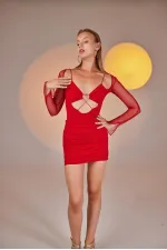 Lunar Dress Red