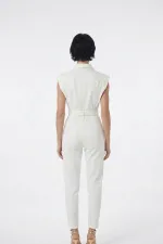 Perle Jumpsuit White