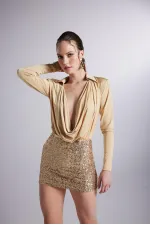 Taylor Bodysuit Gold