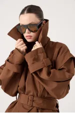 Sara Trençkot Kahve