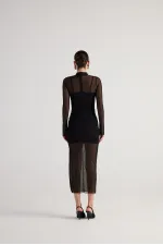 Kamille Elbise Siyah