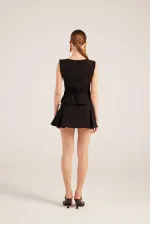 Elena Shorts Skirt Black