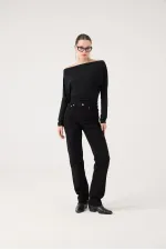 Sagrado Jean Pantolon Siyah