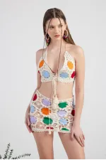 Joia Triko Takım Bej