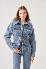 Laura Jean Jacket Blue