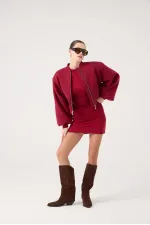 Blouson aviateur Parker bordeaux