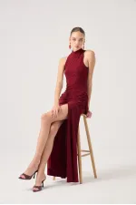 Valentina Dress Burgundy