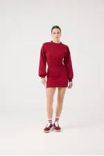 Nancy Dress Burgundy