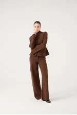 Madeline Knitwear Set Brown