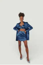 Veste blazer élégante bleu marine