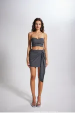 Norma Skirt Gray
