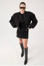 Parker Bomber Ceket Siyah