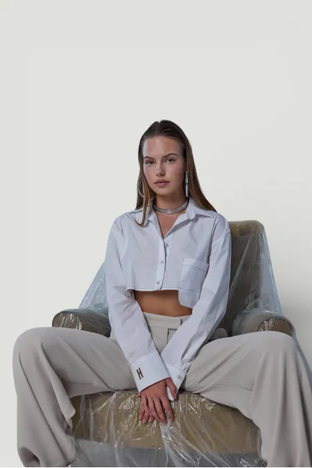 Pocket Gömlek Beyaz