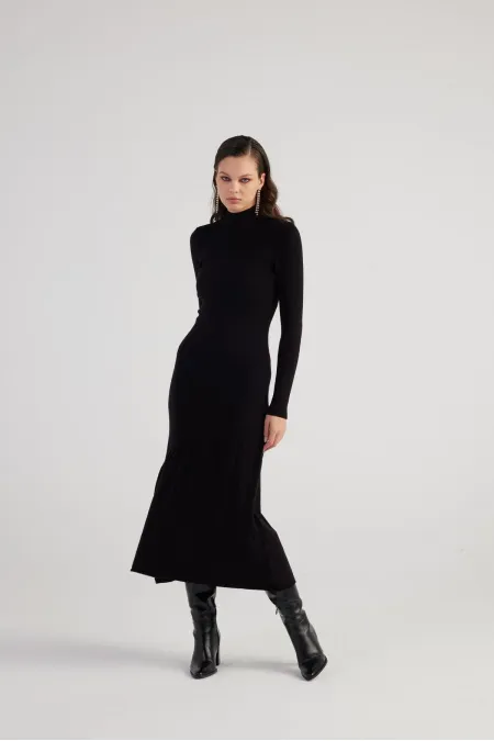 Sally Knit Dress Black