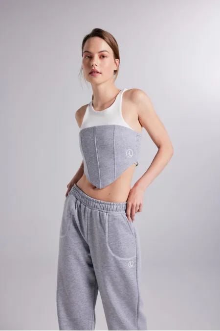 Bustier gris Rhode
