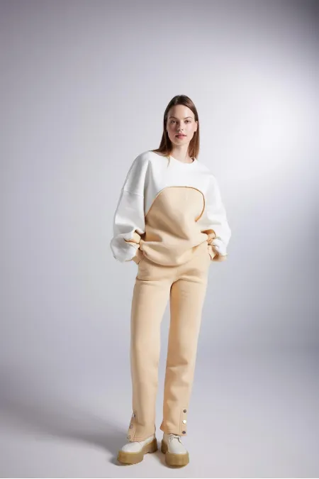 Pantalon de survêtement Nola beige