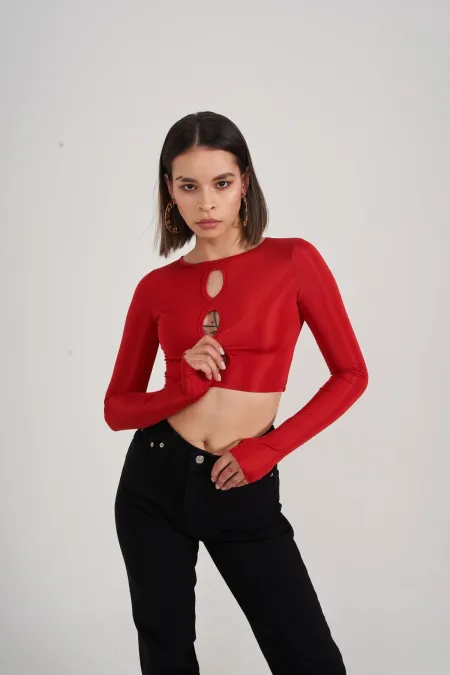 Frank Blouse Red