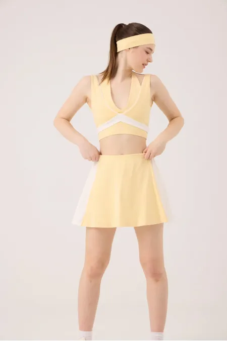 V-Neck Stella Bustier Yellow