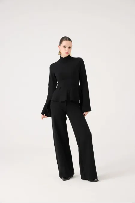Madeline Knitwear Suit Black